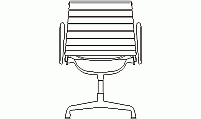 office chair with high backrest in elevation CAD Block office chair with high backrest in elevation CAD Block