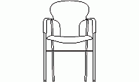 chair front elevation view CAD Block chair front elevation view CAD Block